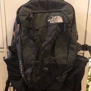Grey North Face Backpack